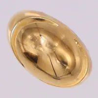 Ring, Bvlgari, Cabochon High Dome, stl 17 (54), bredd: 4,4-14,6mm, framsidans höjd ca 12mm, made in Italy, liten buckla, repor, inga tillbehör, 18K  Vikt: 11,2 g