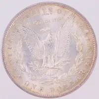 Mynt, Ø37,8mm, Morgan Dollar, USA, år 1887, slitage, 900/1000 silver Vikt: 26,7 g