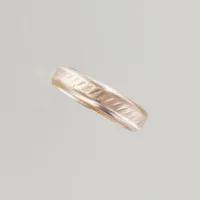 Ring, Ø 17 mm, bredd 4,6 mm, 14K Vikt: 3,6 g