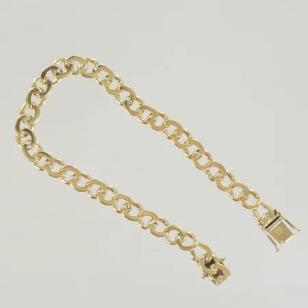 Armband Pansar, längd 18,5 cm, bredd 0,7 cm, 18K Vikt: 21,6 g