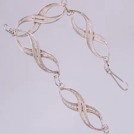 Armband, längd: ca 20,5cm, bredd: ca 11mm, 800/1000, silver Vikt: 8 g