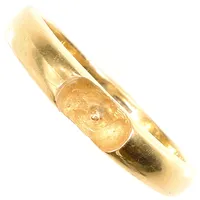Ring, stl 17, bredd 0,9-2,5mm, saknar sten, 18K Vikt: 3 g