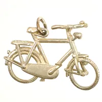Hänge cykel, längd 15mm, bredd 30mm, silver  Vikt: 3,1 g