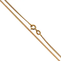 Halskedja Pansar, 18K guld, Balestra Italien, längd 42,5 cm, bredd 1,7 mm, fint skick Vikt: 4,7 g
