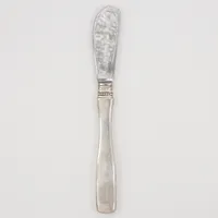 Smörkniv, 16,5cm, modell: Uppsala, silver Vikt: 46,4 g
