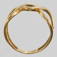Ring, Ø17½, bredd: 2,8-11,5mm, 18K Vikt: 2,5 g