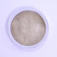 Mynt, USA, One Dollar, Liberty In God We Trust 1921, Ø38mm, silver 900/1000 Vikt: 26,6 g Vikt: 26,7 g