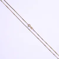 Halsband venezia, längd 40 cm, bredd 1 mm, 18K 3,1g Vikt: 3,1 g