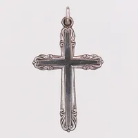 Hänge i form av ett kors, höjd 38mm, bredd 22mm, silver  Vikt: 2,3 g