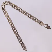 Armband, Pansar, längd 20,5cm, bredd 7mm, defekt lås, 925/1000 silver. Vikt: 23,4 g