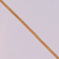 Armband Rävsvans, längd 18,5cm, bredd 2mm, 18K. Vikt: 1,7 g