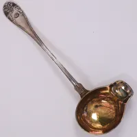 Såsslev, längd 19,5cm, stämpelmärkt T&B, Stockholm 1847, 830/1000 silver.  Vikt: 58,6 g