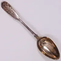 Sked, längd 19,3cm, Malmö 1865, gravyr, 830/1000 silver  Vikt: 51,7 g
