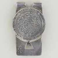 Sedelklämma, längd 5 cm bredd 3,3 cm, Silver 925/1000 Vikt: 26,3 g
