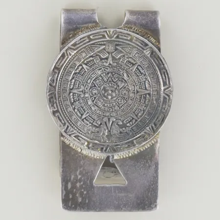 Sedelklämma, längd 5 cm bredd 3,3 cm, Silver 925/1000 Vikt: 26,3 g