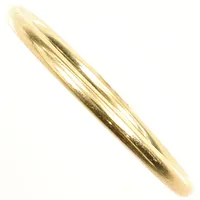 Ring, slät, stl 16, bredd ca 1,4mm, Guldfynd, 18K Vikt: 0,8 g