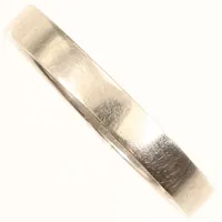 Ring vitguld, stl 16½, bredd 3mm, mindre repor, 18K Vikt: 3,1 g