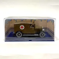 Modellbil Tintin i Amerika, originalask, slitage på ask