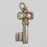 Silverhänge, nyckel, 25x10mm, 830/1000. Vikt: 0,7 g