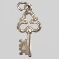 Silverhänge, nyckel, 25x10mm, 830/1000. Vikt: 0,8 g