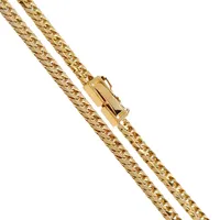 Halskedja Pansar, 18K guld, manglad massiv modell, längd knäppt 50,0 cm, bredd 4,3 mm, tjocklek 1,5 mm, mycket fint skick Vikt: 30,1 g