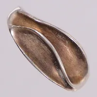 Ring med mönster, stl 19, bredd: 2,6-10,6mm, silver 925/1000 Vikt: 5,4 g