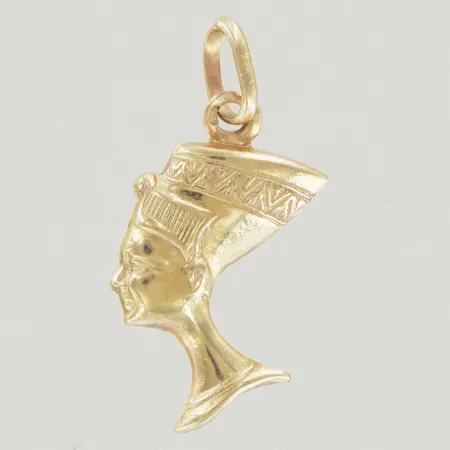 Hänge Nefertiti, längd 2,5 cm, 18K Vikt: 1,6 g