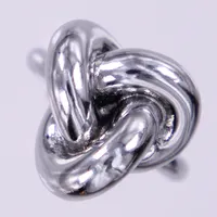 Ring knut, stl: 17¼, bredd: ca 3-20mm, metall Vikt: 0 g
