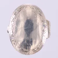 Pillerdosa, Ø ca 3,5 x 2,5cm, 925/1000 silver  Vikt: 11,5 g