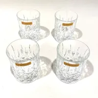 4 Whiskyglas, höjd 10cm, Nachtmann Noblesse, kristallglas, kartong. Vikt: 0 g Skickas med postpaket.