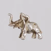 Hänge Elefant 14x12mm, silver 925/1000 Vikt: 1,2 g