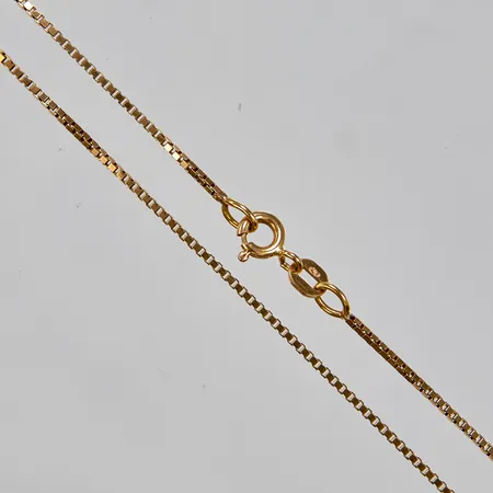 Kedja, Venezia, längd: 42,5cm, bredd: 1mm, Balestra, 18K, 3,6g.