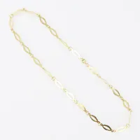 Collier 41cm, bredd: 3-6mm, 14K  Vikt: 3,9 g