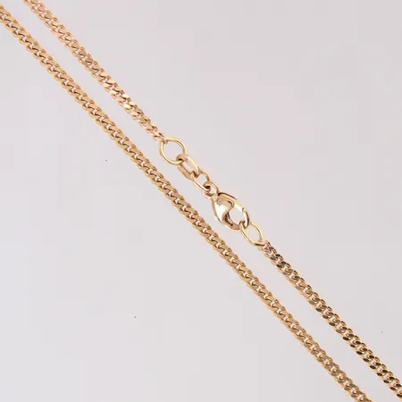 Kedja Pansar, längd 45cm, bredd 2mm, Balestra, 18K Vikt: 7,5 g