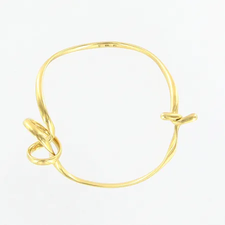 Armband, stelt öppningsbart, Georg Jensen, Forget me knot, Vivianna Torun Bülow-Hübe stl S, 18K  Vikt: 16,7 g