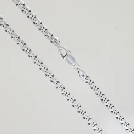 Halskedja pansar, längd 54 cm, bredd5,4 mm, silver925/1000 Vikt: 29,7 g