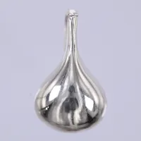 Hänge Droppe, Guldfynd, längd ca 21,3mm, bredd ca 2,1-12,5mm, silver 925/1000 Vikt: 1,9 g