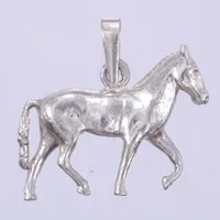 Hänge Häst, längd ca 19,8mm, bredd ca 2-20mm, silver 925/1000 Vikt: 3,2 g
