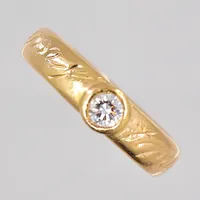 Ring, Efva Attling, From Here to Eternity, diamant 0,16ct, stl 16, 18K Vikt: 8,3 g