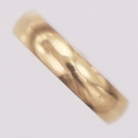 Ring, slät, Schalin, stl 15½, 18K Vikt: 2,8 g