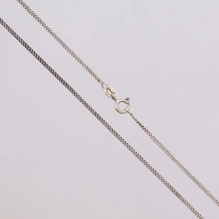 Kedja, Pansar, längd 40,5cm, bredd 1,5mm, defekt/av, 925/1000 silver Vikt: 2,7 g