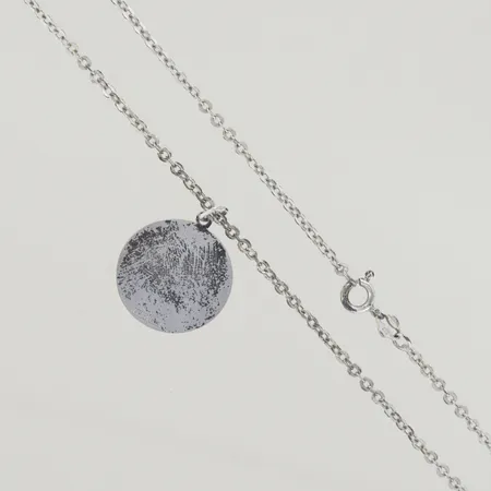 Halskedja med hänge Birgitta, längd 39/2,5 cm, silver 925/1000 Vikt: 5 g