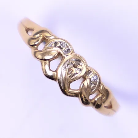 Ring, stl 18¼, bredd 1-6mm, 18K Vikt: 1,6 g