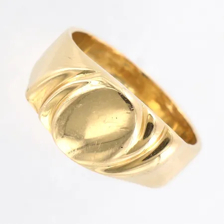 Ring, stl 17½, bredd 5mm, 18K Vikt: 10 g