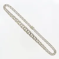 Collier Bismarck, doserad, 46cm, bredd 6-12mm, år 1994, S925/1000  Vikt: 48,8 g