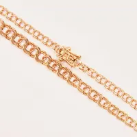 Collier Bismarck, 40cm, bredd:3-5mm, 18K 5,2g.