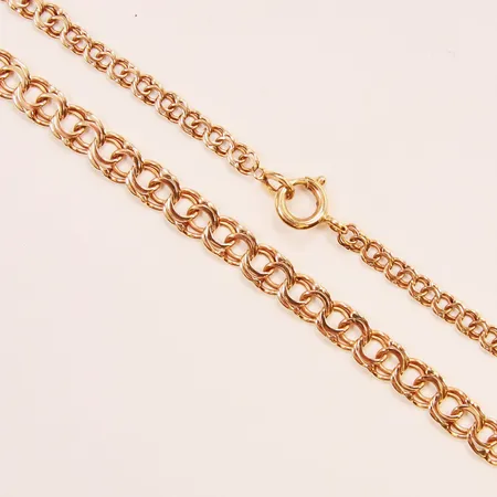 Collier Bismarck, 47cm, bredd:3-5mm, 18K 13,1g.