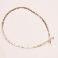 Collier, 42cm, bredd:6mm, 830/1000 Silver 30,8g.