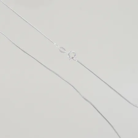 Halskedja ormlänk, längd 42 cm, silver 925/1000 Vikt: 4,4 g