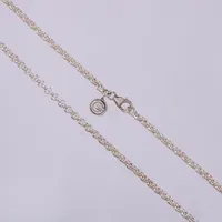 Kedja ankar, längd: ca 42cm, bredd: ca 3mm, 925/1000, silver Vikt: 16,5 g